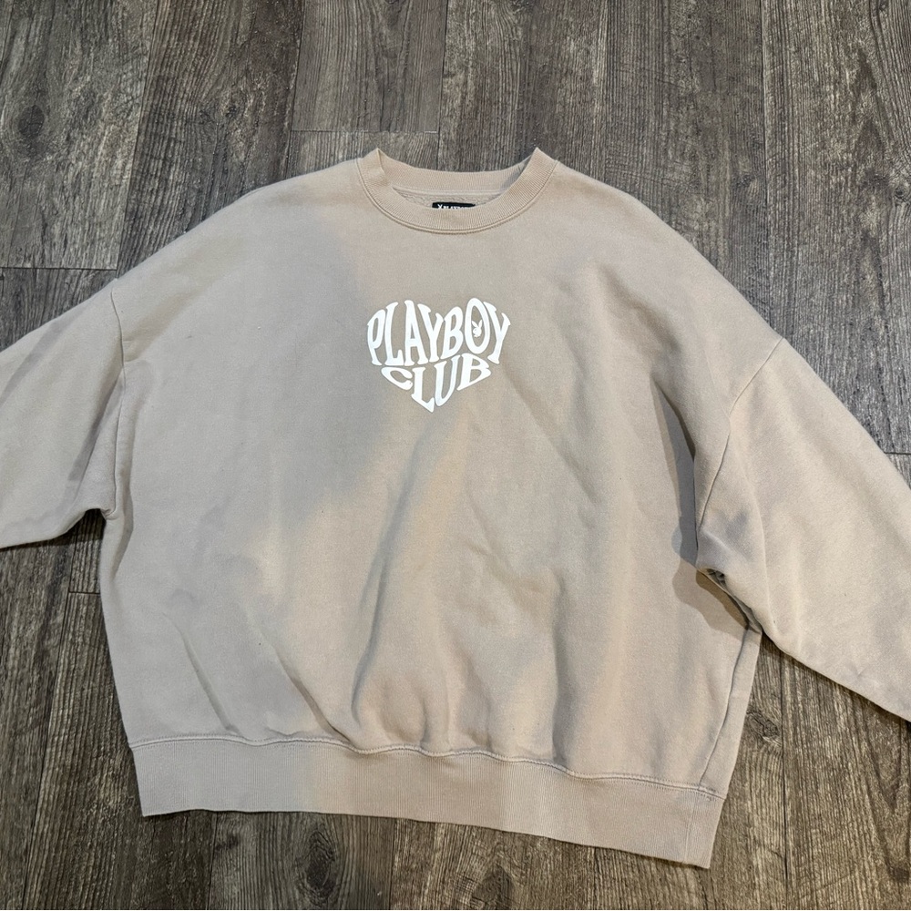Playboy Club Beige Women’s Sweater